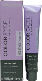Revlon Revlonissimo Color Excel Creme Gel Hair Colour 70ml - 6.65 Dark Red Mahogany Blonde