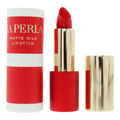 La Perla Matte Silk Lipstick - #105 - Poppy Red - 3.5g