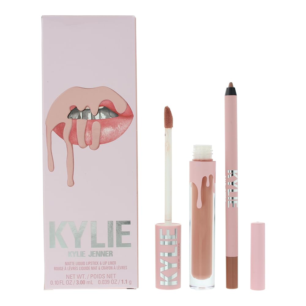 Kylie Cosmetics Matte Lip Kit 3ml Liquid Lipstick + 1.1g Lip Liner - Queen