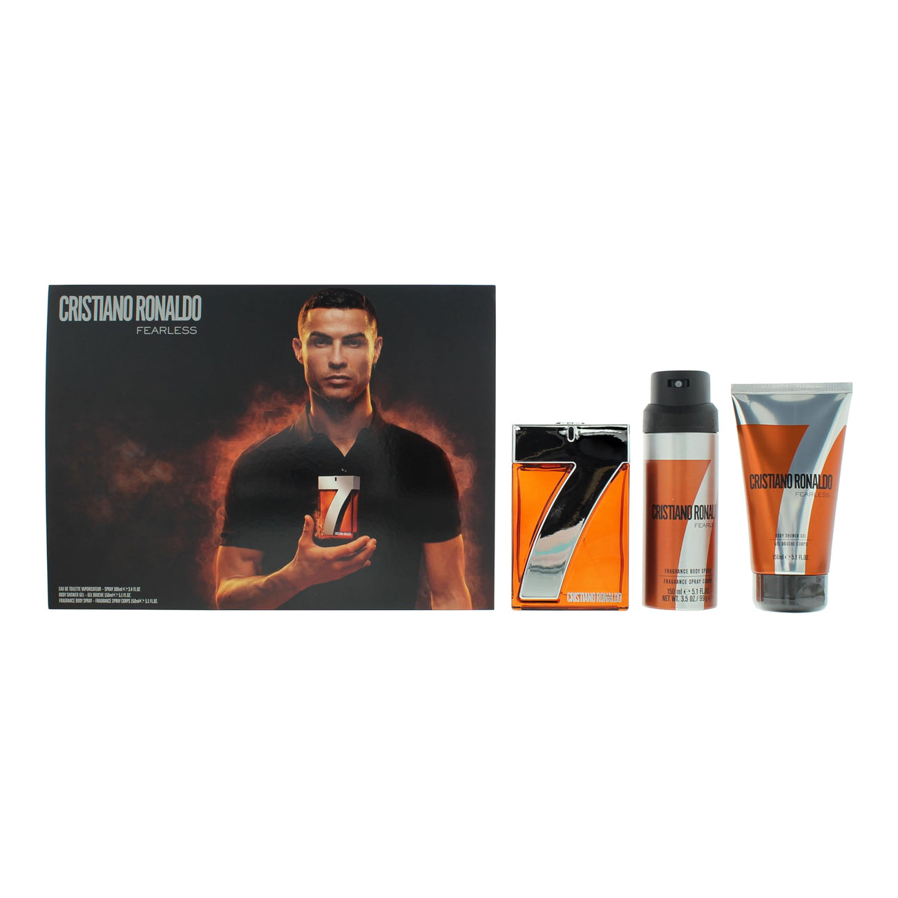 Cristiano Ronaldo CR7 Fearless Gift Set 30ml EDT + 150ml Shower Gel