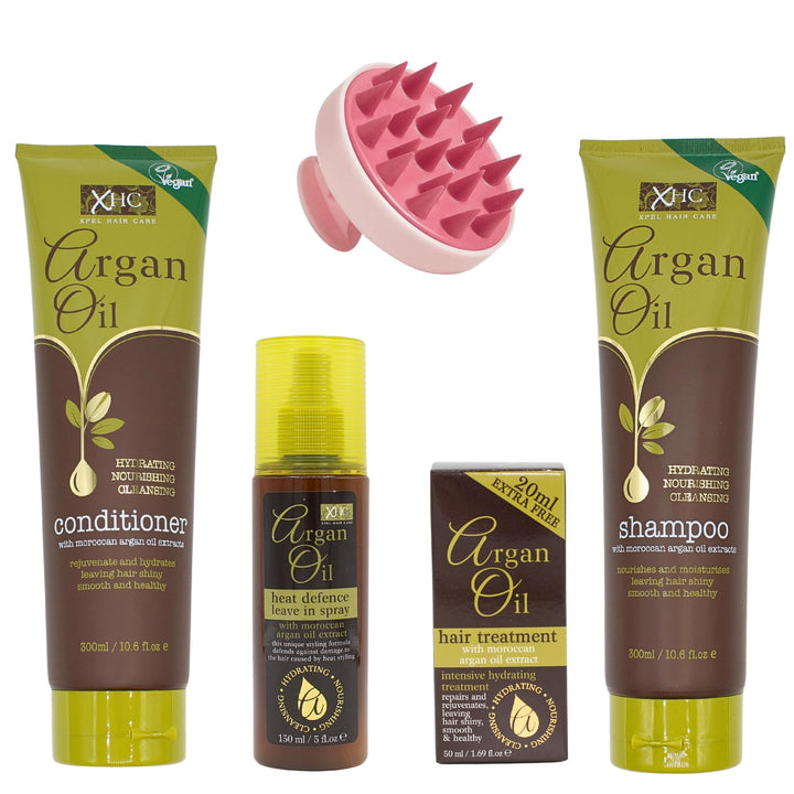 The Kind Edit Co. Spa Botanique Gift Set 50ml Shampoo + 50ml Conditioner + Microfibre Hair Turban