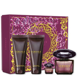 Versace Bright Crystal Gift Set 90ml EDT + 100ml Body Lotion + 100ml Shower Gel + Bag