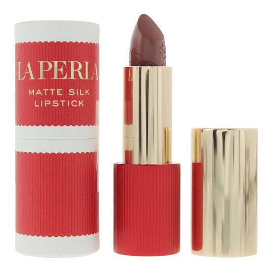 La Perla Matte Silk Auburn Red Lipstick - #111 - 3.5g - Refill