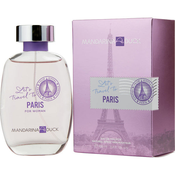 Mandarina Duck Let's Travel To Paris For Men Eau de Toilette 100ml Spray