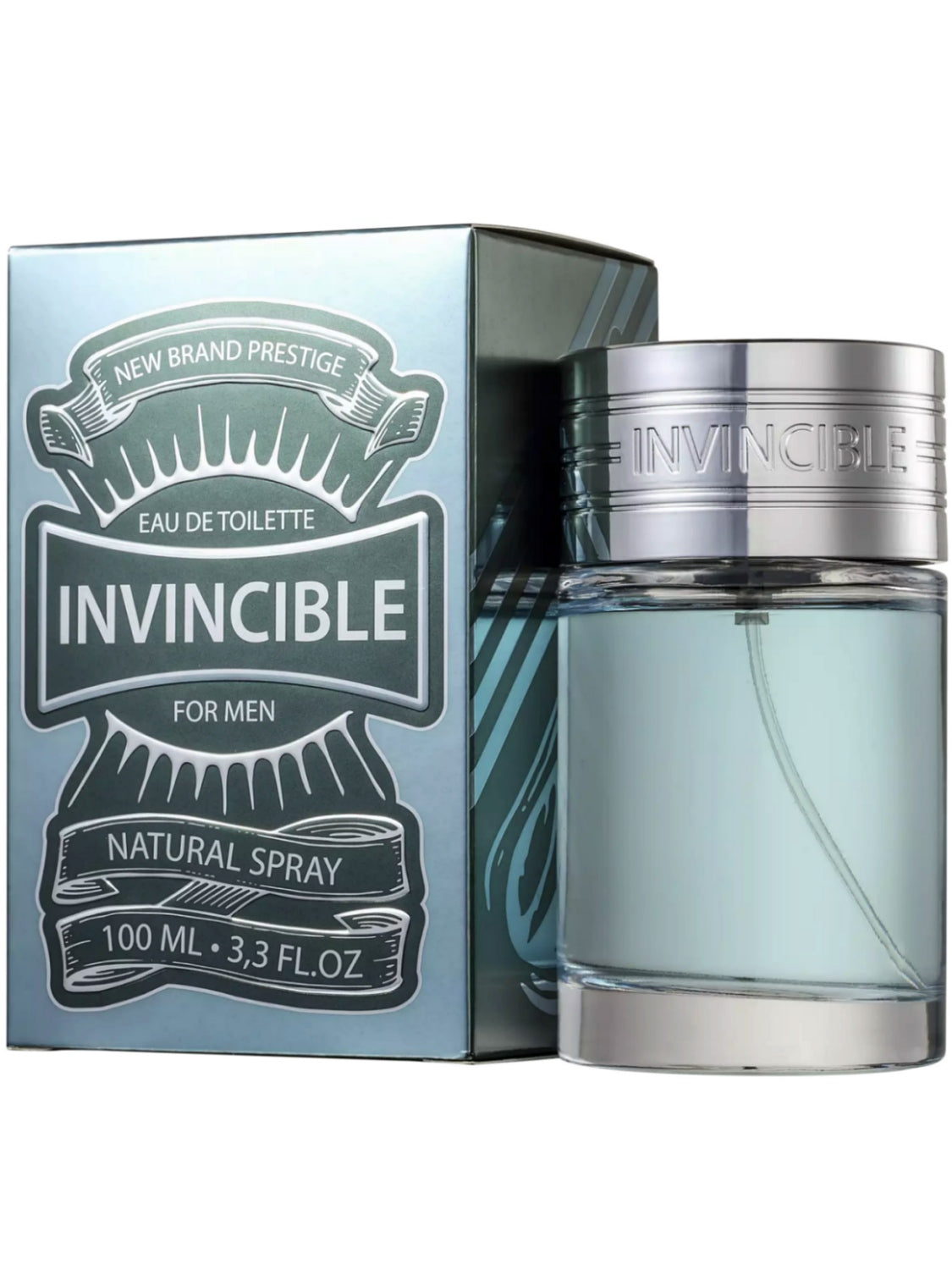 New Brand Invincible For Men Eau de Toilette 100ml Spray