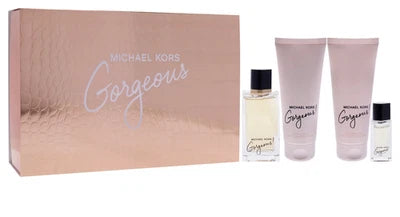 Michael Kors Fragrance Gift Set 5ml Gorgeous! EDP + 4ml Wonderlust EDP + 5ml Sexy Amber EDP + 5ml Pour Femme EDP + 5ml Pour Homme EDP