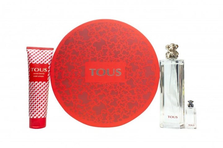 Tous Gift Set 90ml EDT Spray + 150ml Body Lotion + 4.5ml EDT